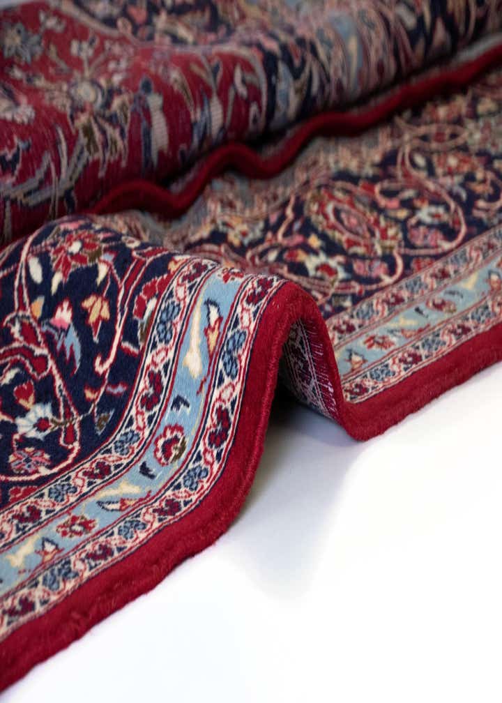 9' 9 x 13' 3 Hand Knotted Mashad Persian Wool Rug