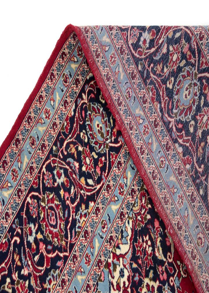 9' 9 x 13' 3 Hand Knotted Mashad Persian Wool Rug