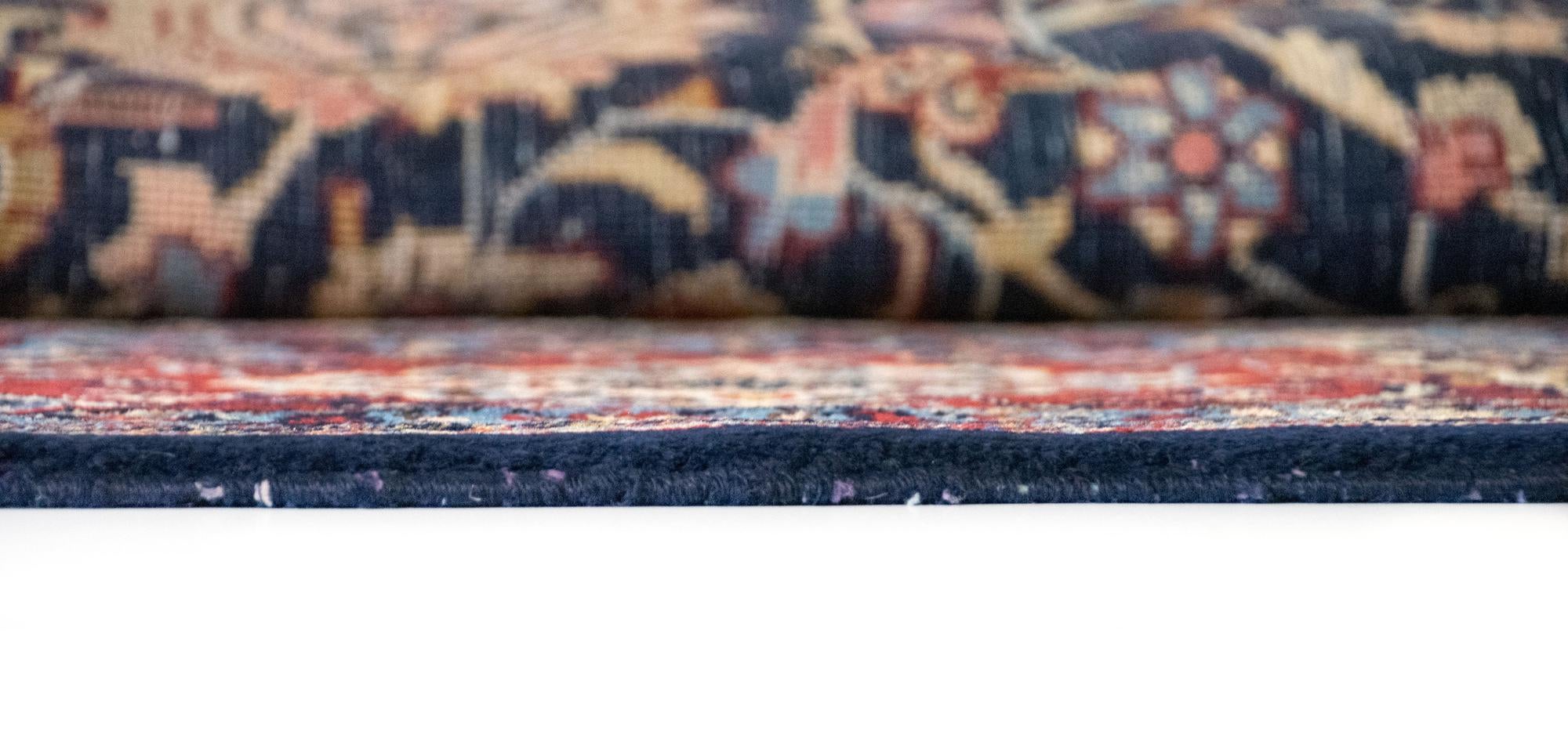 8' 4 x 12' 6 Hand Knotted Mashad Persian Wool Rug