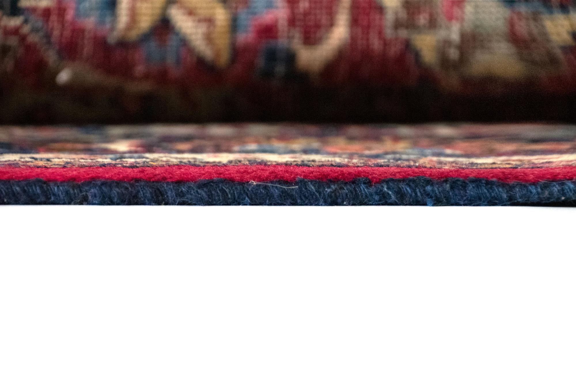 8' 4 x 11' 10 Hand Knotted Mashad Persian Wool Rug