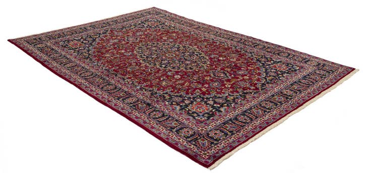 Detail image of 7' 11 x 11' 1 Hand Knotted Mashad Persian Wool Rug