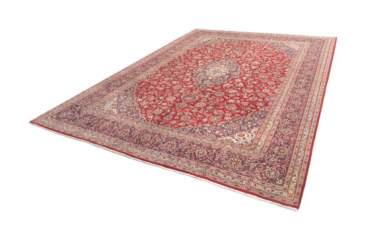 Detail image of 9' 7 x 12' 9 Mashad Rug