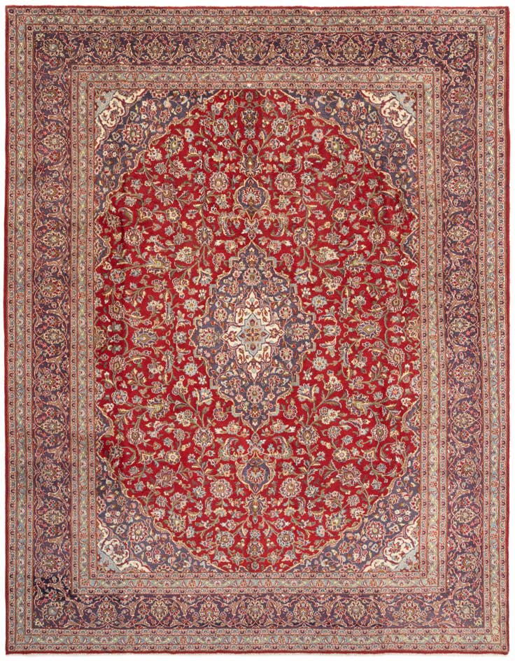 Detail image of 9' 7 x 12' 9 Mashad Rug