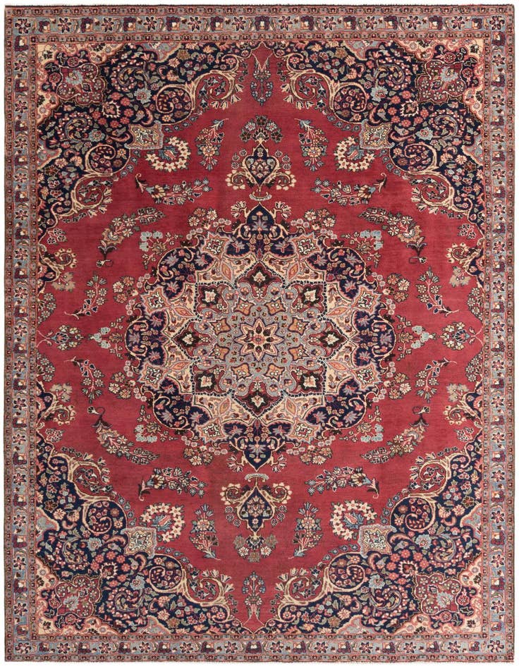 Detail image of 7' 4 x 11' Mashad Rug