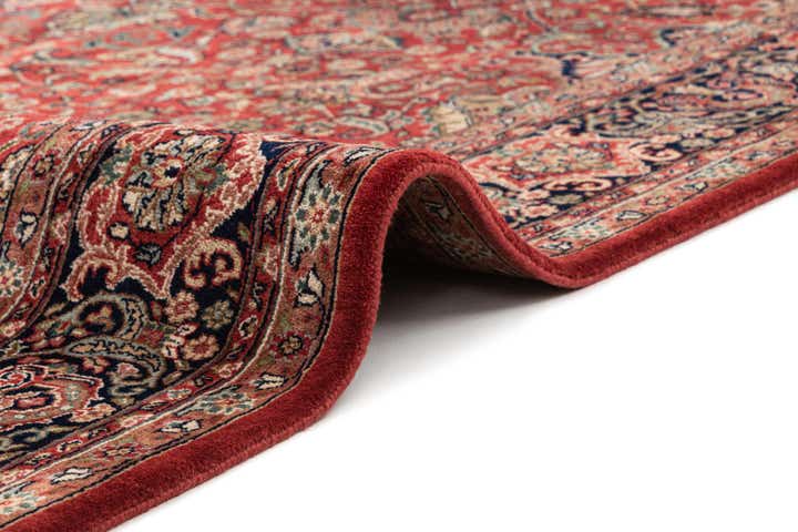 5' 9 x 8' 1 Hand Knotted Mashad Oriental Wool Rug