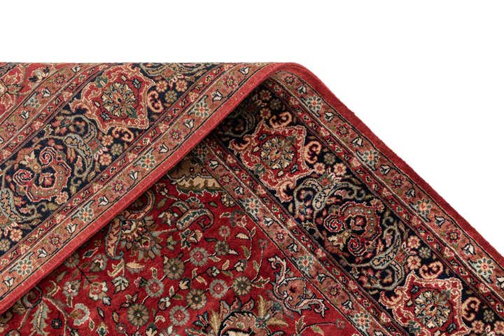 5' 9 x 8' 1 Hand Knotted Mashad Oriental Wool Rug