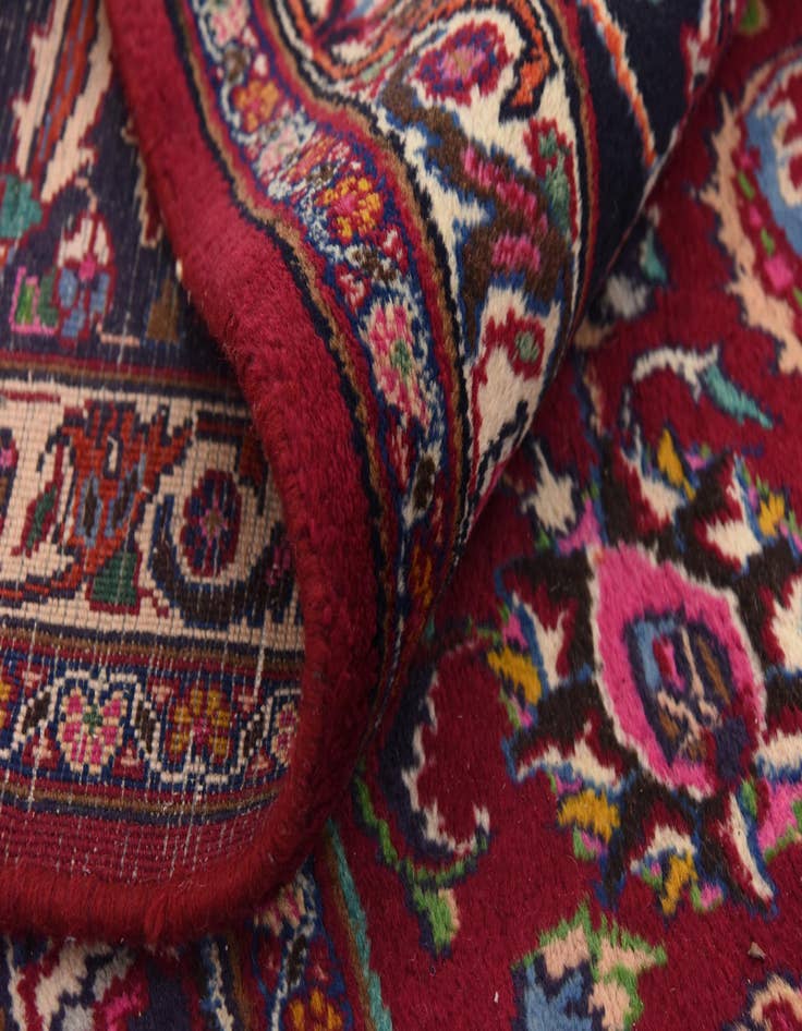 Detail image of 9' 10 x 12' 10 Hand Knotted Mashad Persian Wool Rug