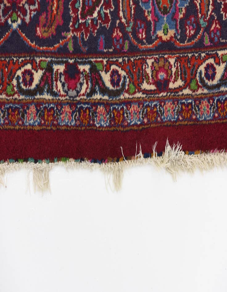 Detail image of 9' 10 x 12' 10 Hand Knotted Mashad Persian Wool Rug