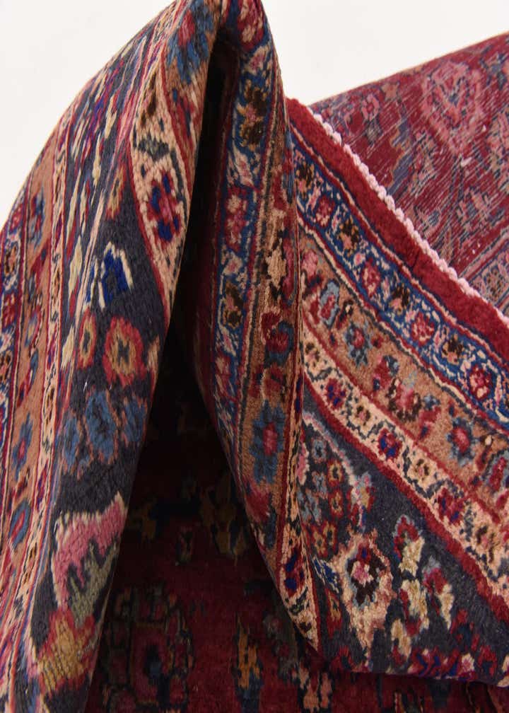 9' 10 x 12' 2 Hand Knotted Mashad Persian Wool Rug