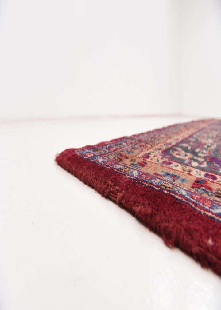 9' 10 x 12' 2 Hand Knotted Mashad Persian Wool Rug