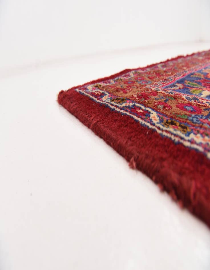 Detail image of 9' 7 x 13' 3  Hand Knotted Mashad Persian Wool Rug