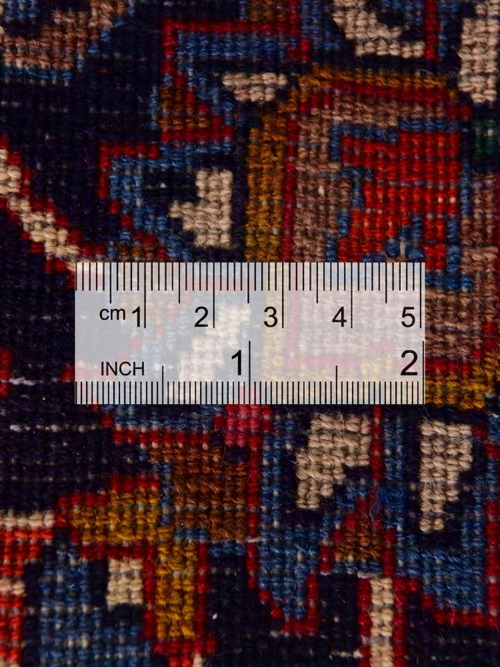 9' 7 x 13' 2 Hand Knotted Mashad Persian Wool Rug
