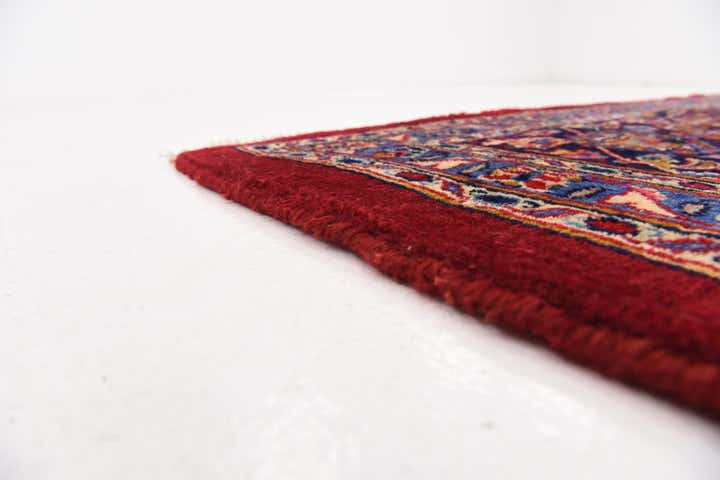 9' 7 x 13' 2 Hand Knotted Mashad Persian Wool Rug