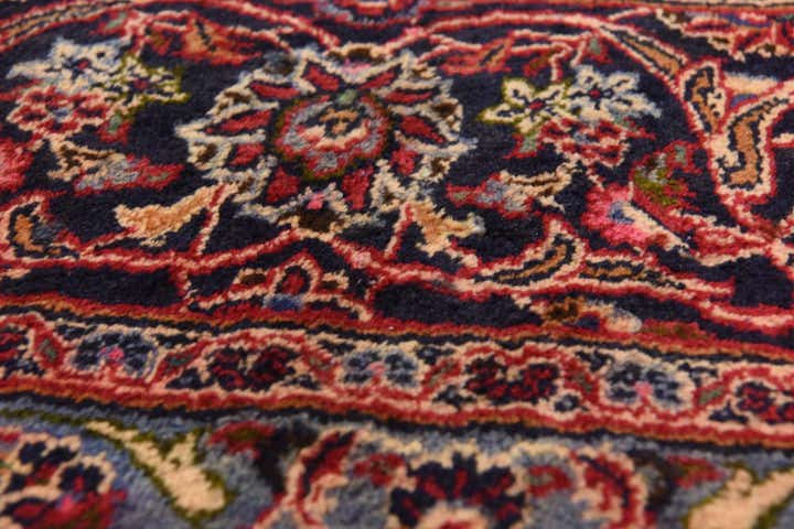 9' 9 x 12' 9 Hand Knotted Mashad Persian Wool Rug