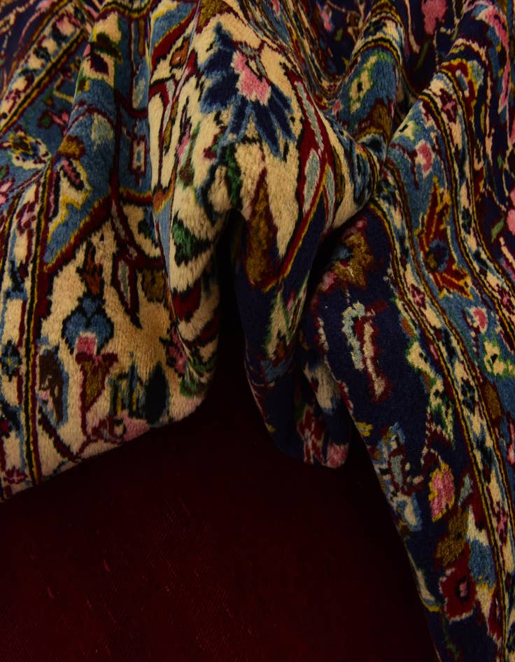 Detail image of 9' 10 x 13' 3 Hand Knotted Mashad Persian Wool Rug