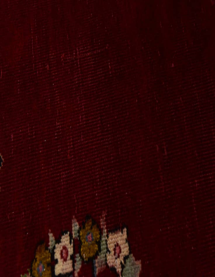 Detail image of 9' 10 x 13' 3 Hand Knotted Mashad Persian Wool Rug