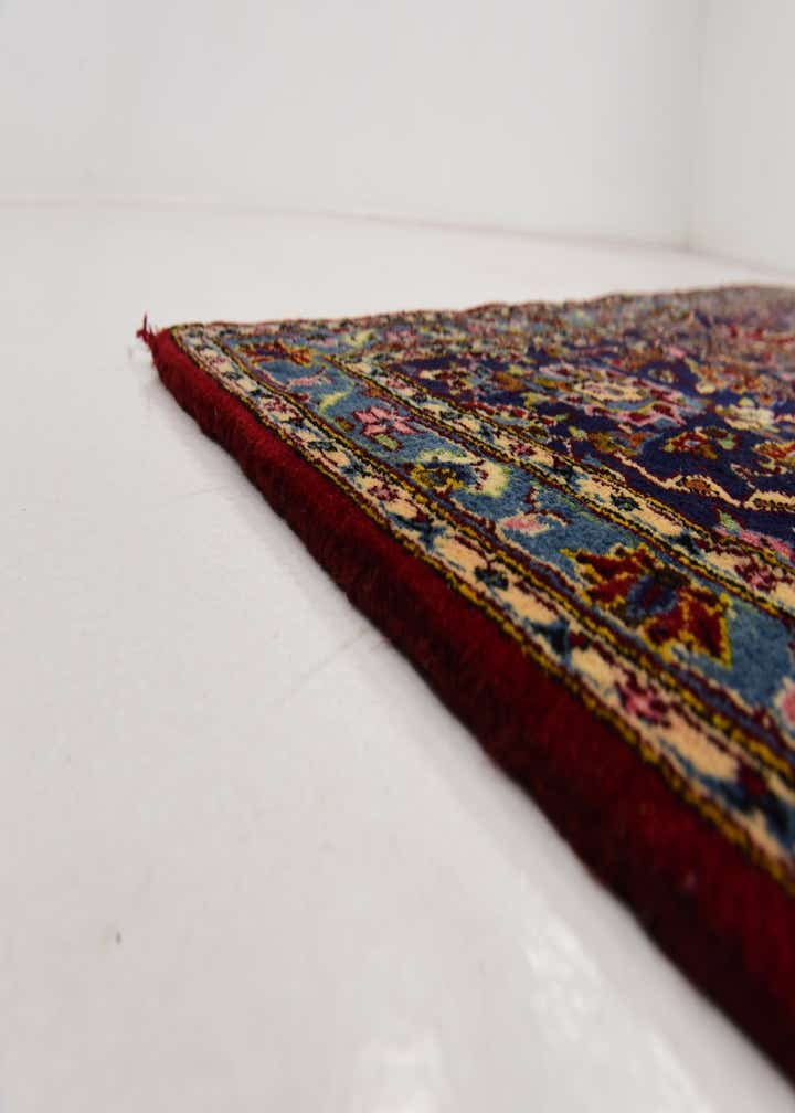 9' 10 x 13' 3 Hand Knotted Mashad Persian Wool Rug