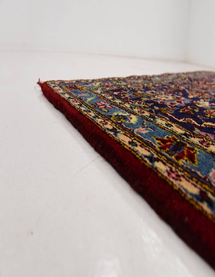 Detail image of 9' 10 x 13' 3 Hand Knotted Mashad Persian Wool Rug