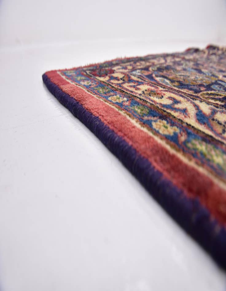 Detail image of 9' 7 x 12' 8 Hand Knotted Mashad Persian Wool Rug