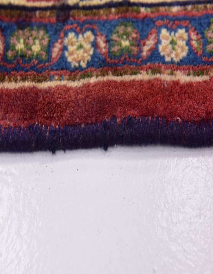 Detail image of 9' 7 x 12' 8 Hand Knotted Mashad Persian Wool Rug