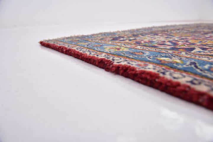 9' 3 x 12' 5 Hand Knotted Mashad Persian Wool Rug