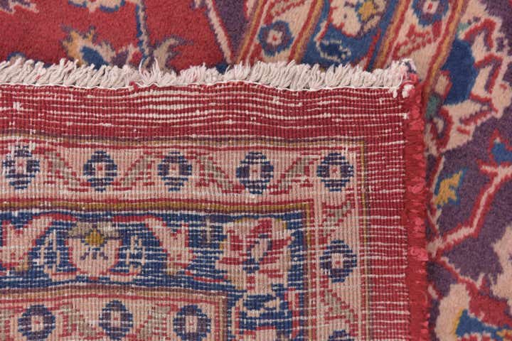 9' 8 x 13' Hand Knotted Mashad Persian Wool Rug