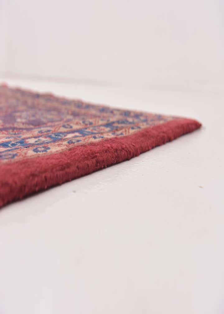 9' 8 x 13' Hand Knotted Mashad Persian Wool Rug