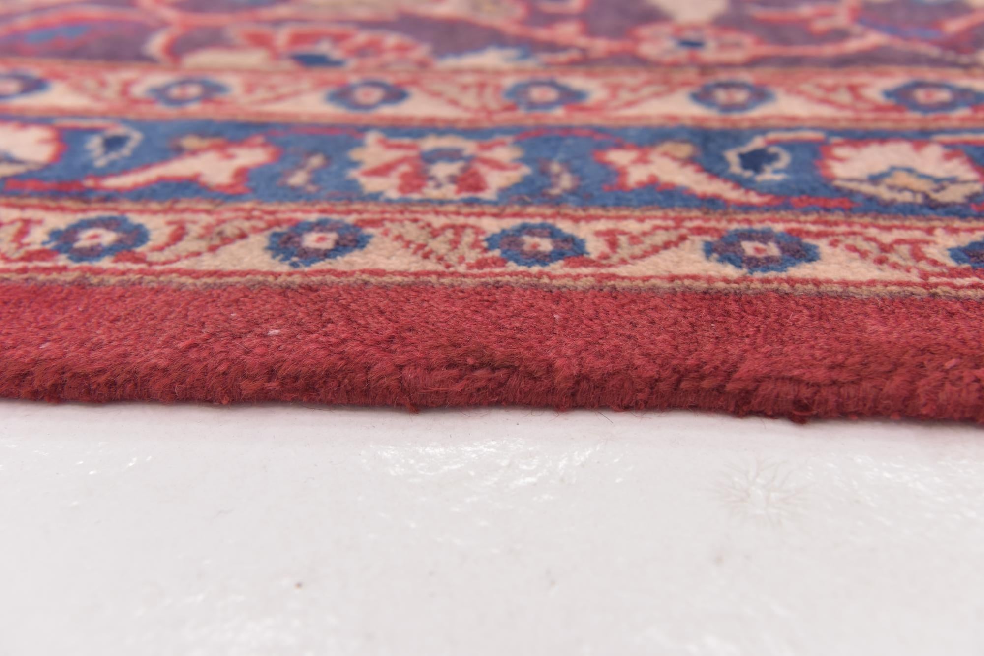 9' 8 x 13' Hand Knotted Mashad Persian Wool Rug