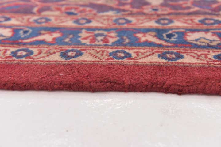 9' 8 x 13' Hand Knotted Mashad Persian Wool Rug