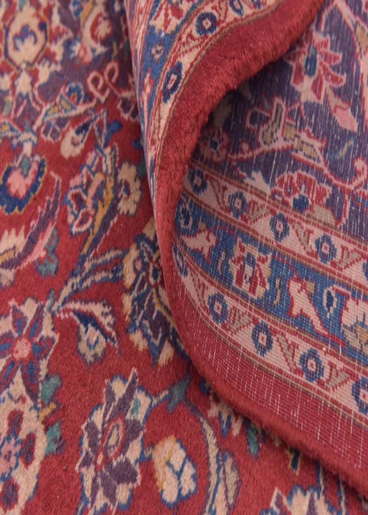 9' 8 x 13' Hand Knotted Mashad Persian Wool Rug