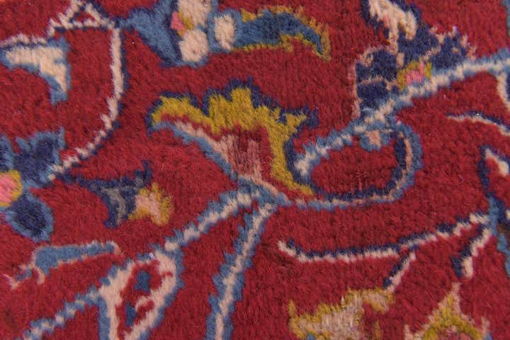 9' 7 x 12' 8 Hand Knotted Mashad Persian Wool Rug