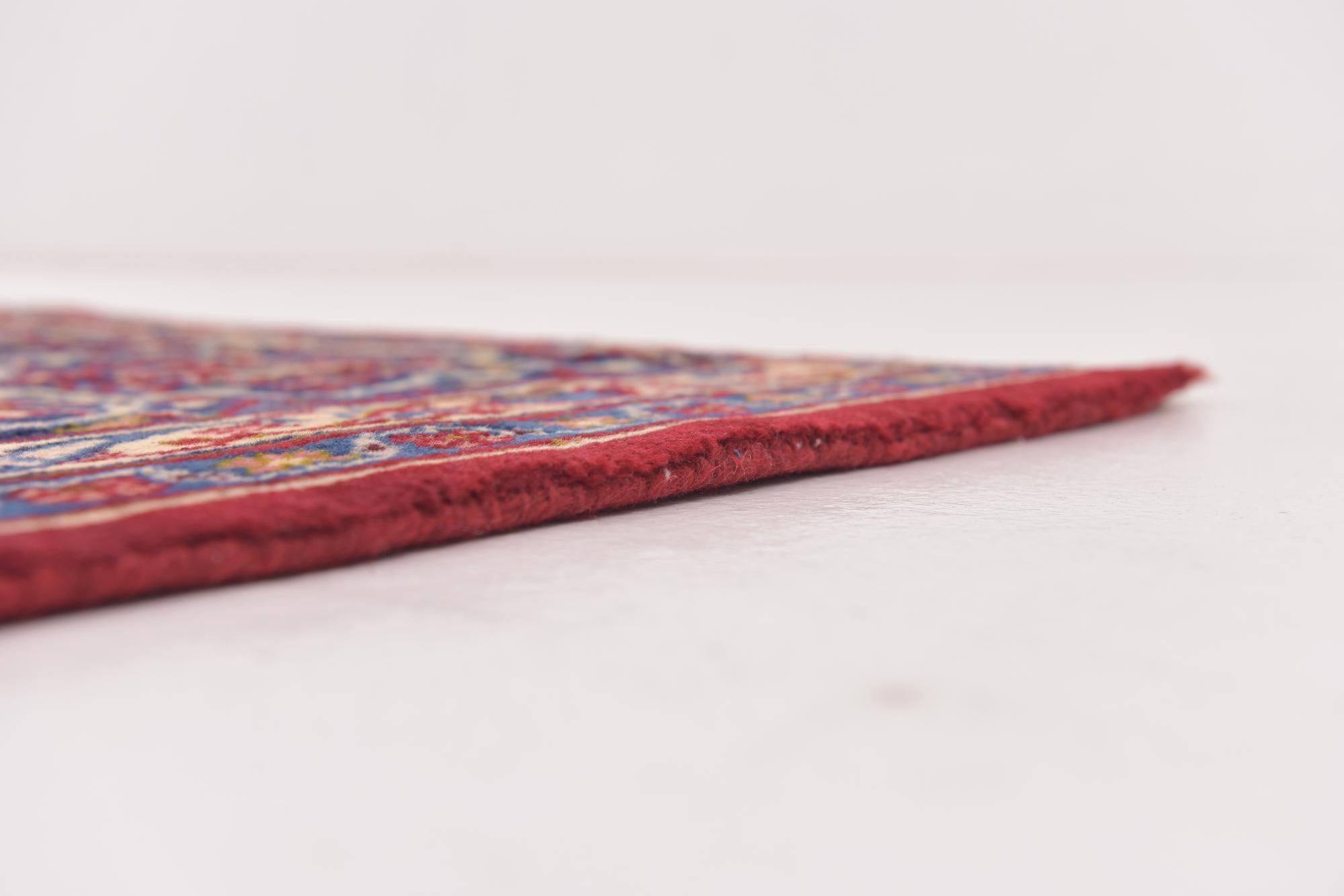 9' 7 x 12' 8 Hand Knotted Mashad Persian Wool Rug