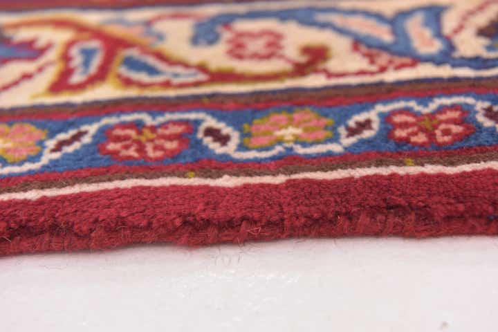 9' 7 x 12' 8 Hand Knotted Mashad Persian Wool Rug