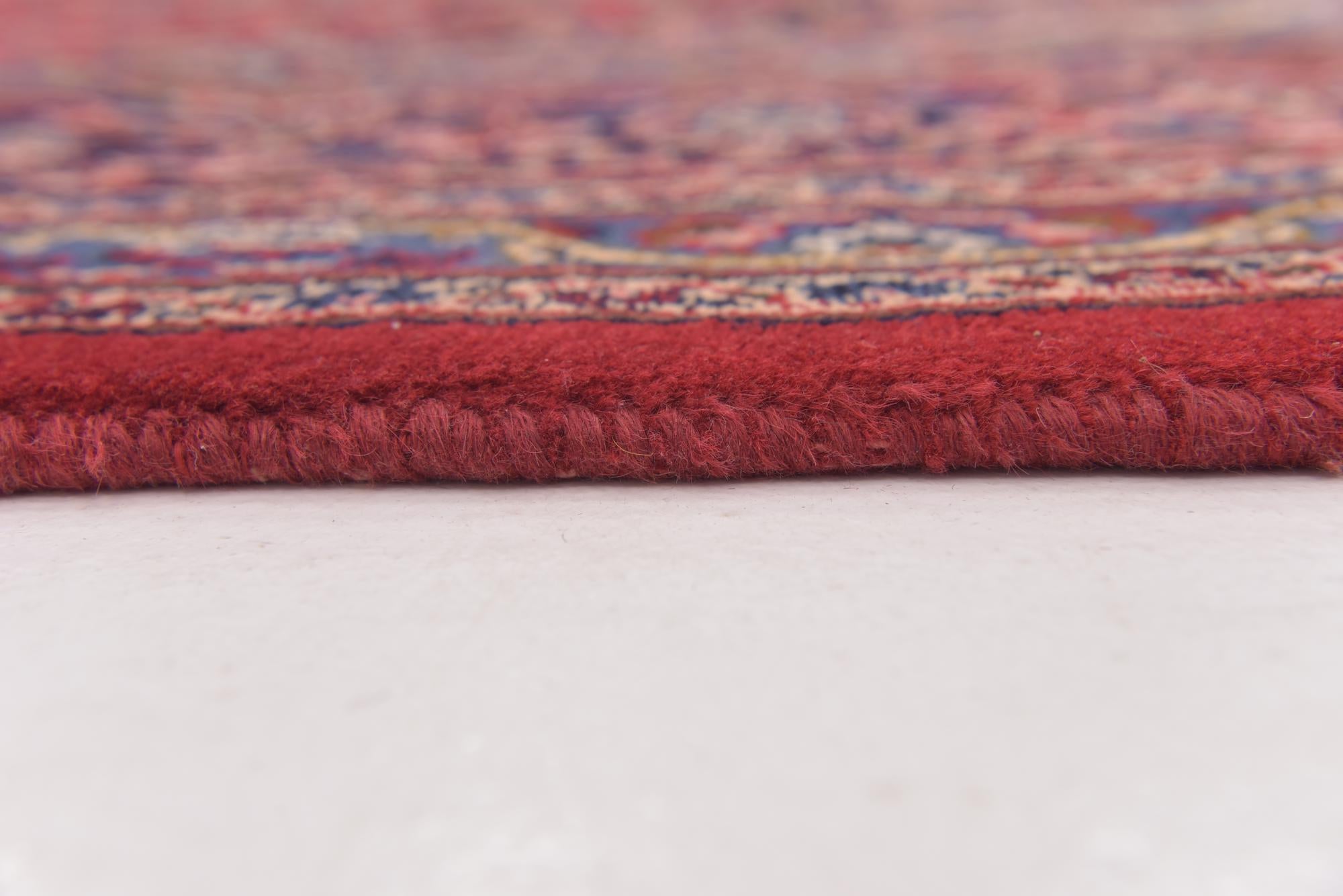 9' 6 x 12' 7 Hand Knotted Mashad Persian Wool Rug