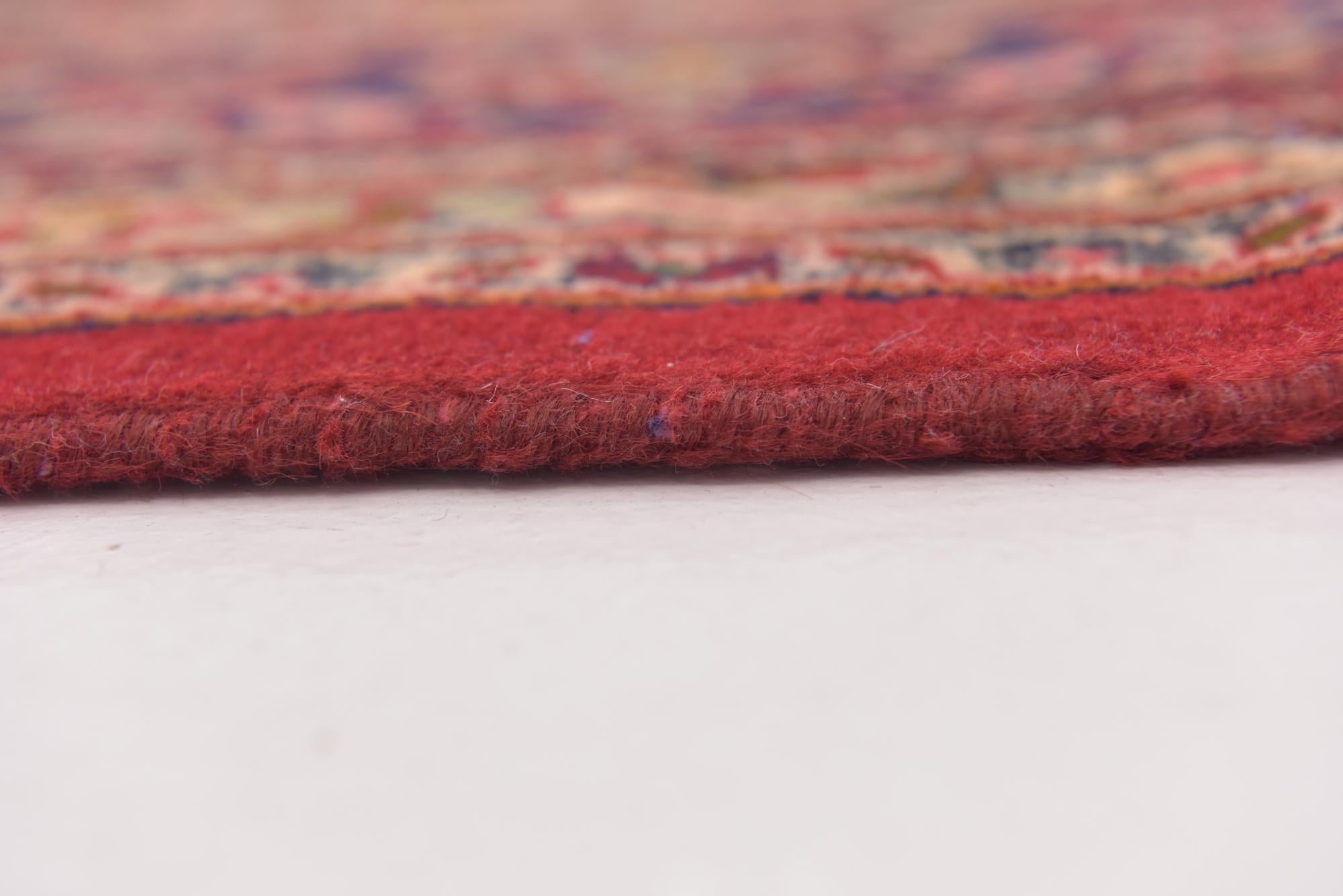 9' 9 x 12' 7 Hand Knotted Mashad Persian Wool Rug