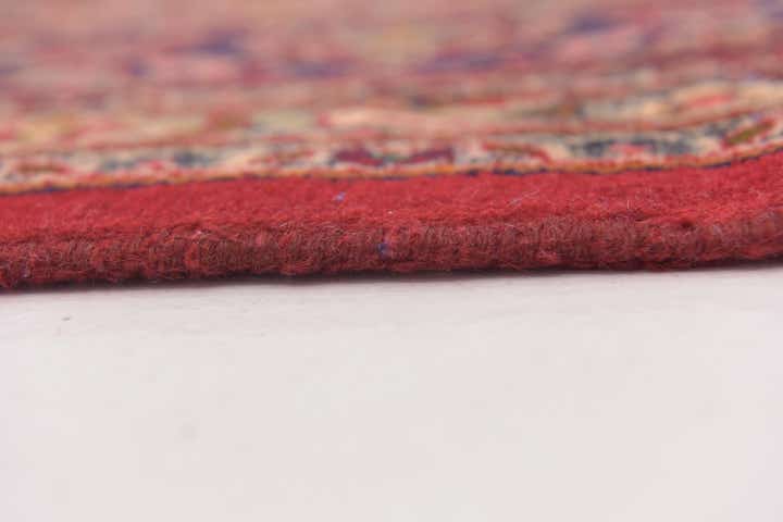 9' 9 x 12' 7 Hand Knotted Mashad Persian Wool Rug