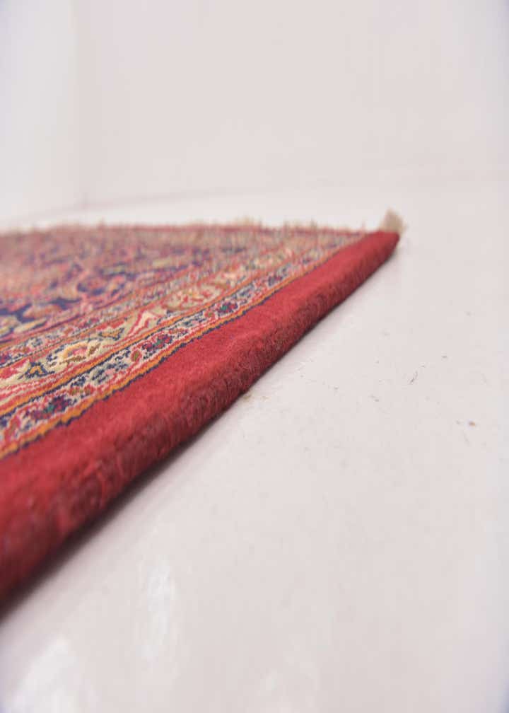 9' 9 x 12' 7 Hand Knotted Mashad Persian Wool Rug