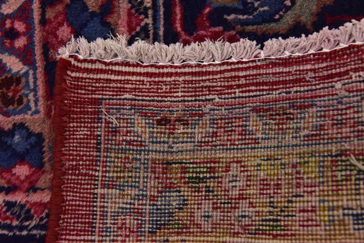 9' 7 x 12' 7 Hand Knotted Mashad Persian Wool Rug