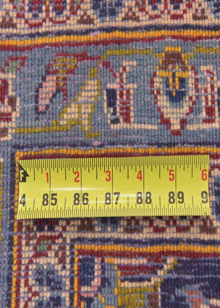 9' 8 x 12' 10 Hand Knotted Mashad Persian Wool Rug