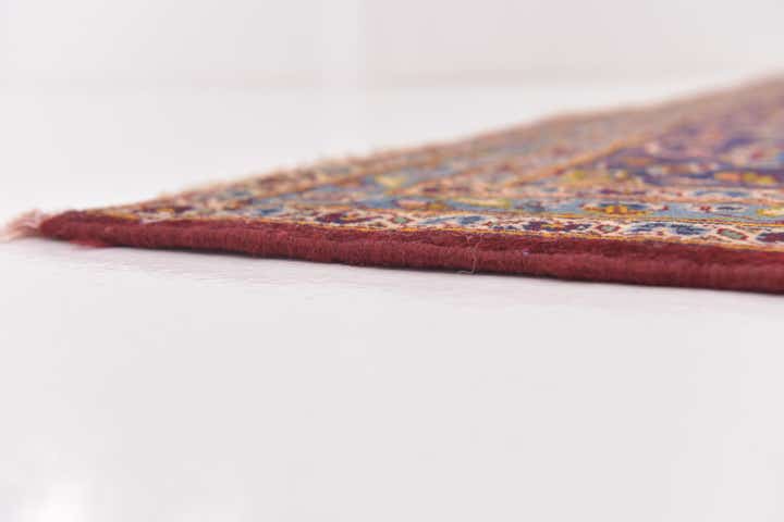 9' 8 x 12' 10 Hand Knotted Mashad Persian Wool Rug