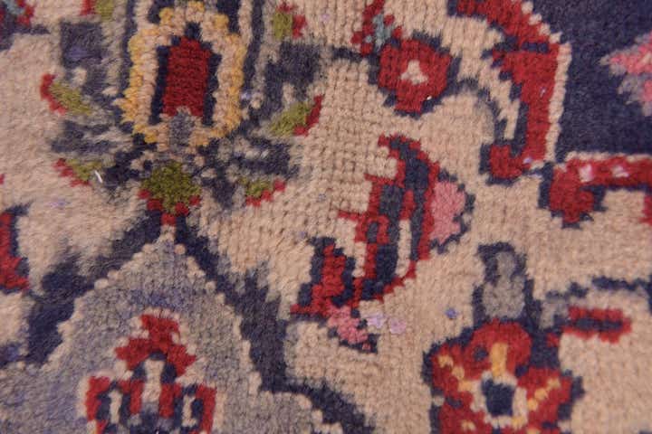 9' 7 x 13' 4 Hand Knotted Mashad Persian Wool Rug