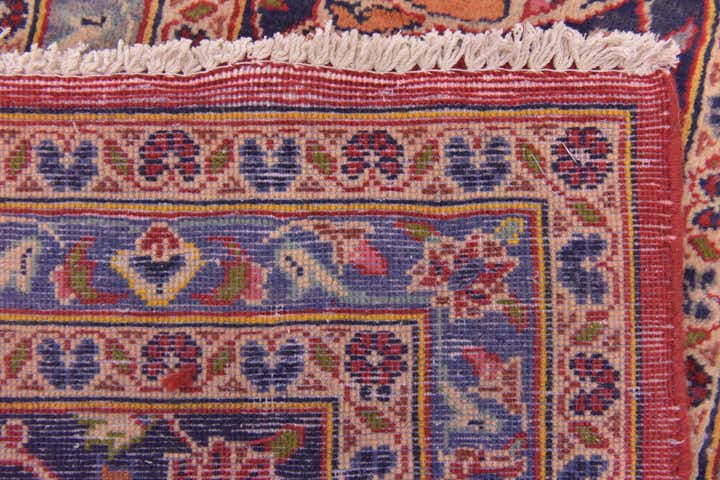 9' 7 x 13' 4 Hand Knotted Mashad Persian Wool Rug