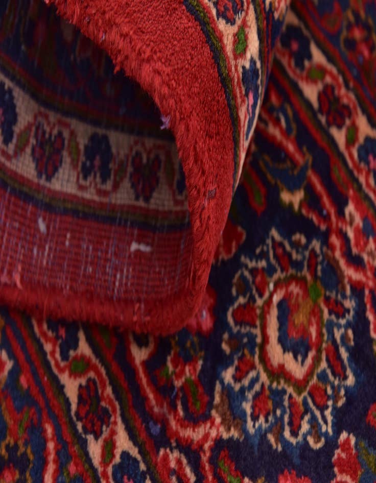 Detail image of 9' 9 x 12' 8 Hand Knotted Mashad Persian Wool Rug