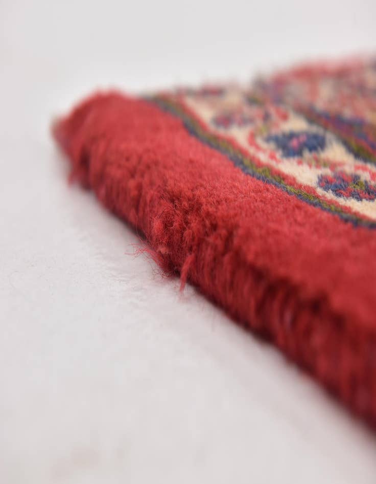 Detail image of 9' 9 x 12' 8 Hand Knotted Mashad Persian Wool Rug