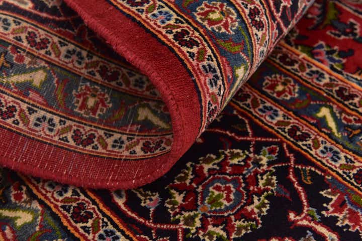 9' 9 x 12' 9 Hand Knotted Mashad Persian Wool Rug