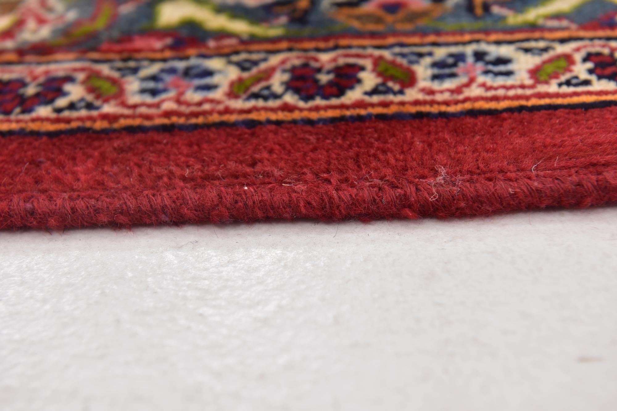 9' 9 x 12' 9 Hand Knotted Mashad Persian Wool Rug
