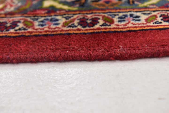 9' 9 x 12' 9 Hand Knotted Mashad Persian Wool Rug