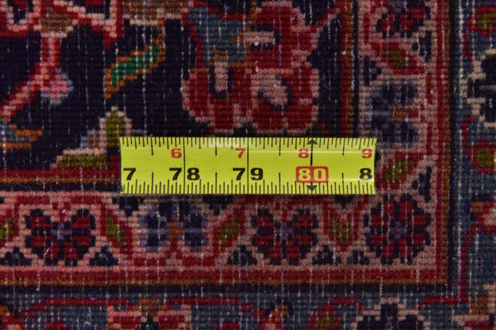 9' 8 x 12' 6 Hand Knotted Mashad Persian Wool Rug