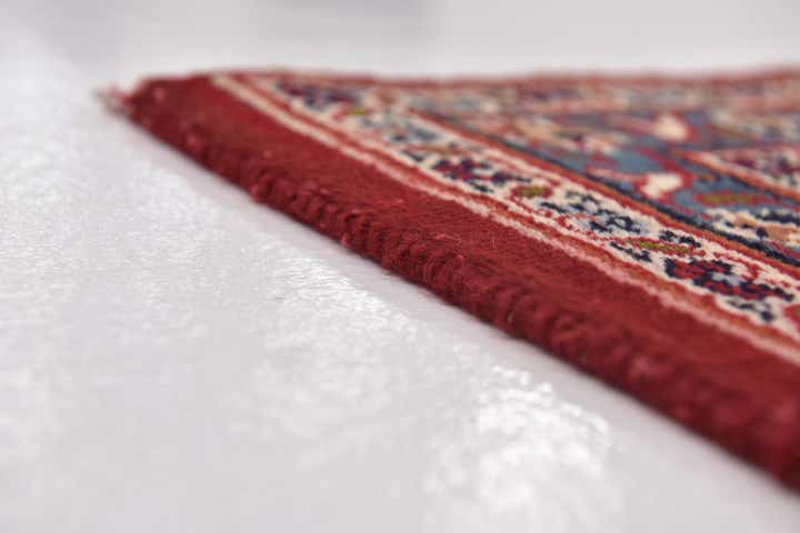 9' 8 x 12' 6 Hand Knotted Mashad Persian Wool Rug