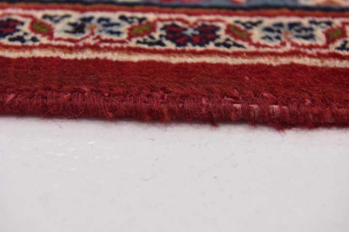 9' 8 x 12' 6 Hand Knotted Mashad Persian Wool Rug